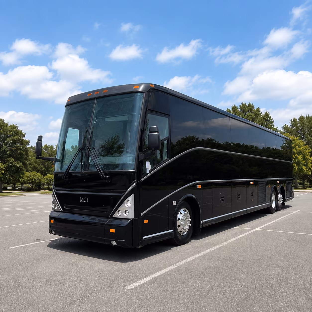 largo charter bus services exterior