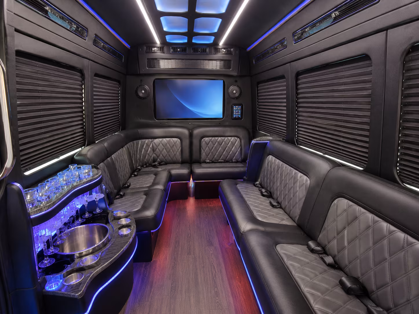 largo party bus interior