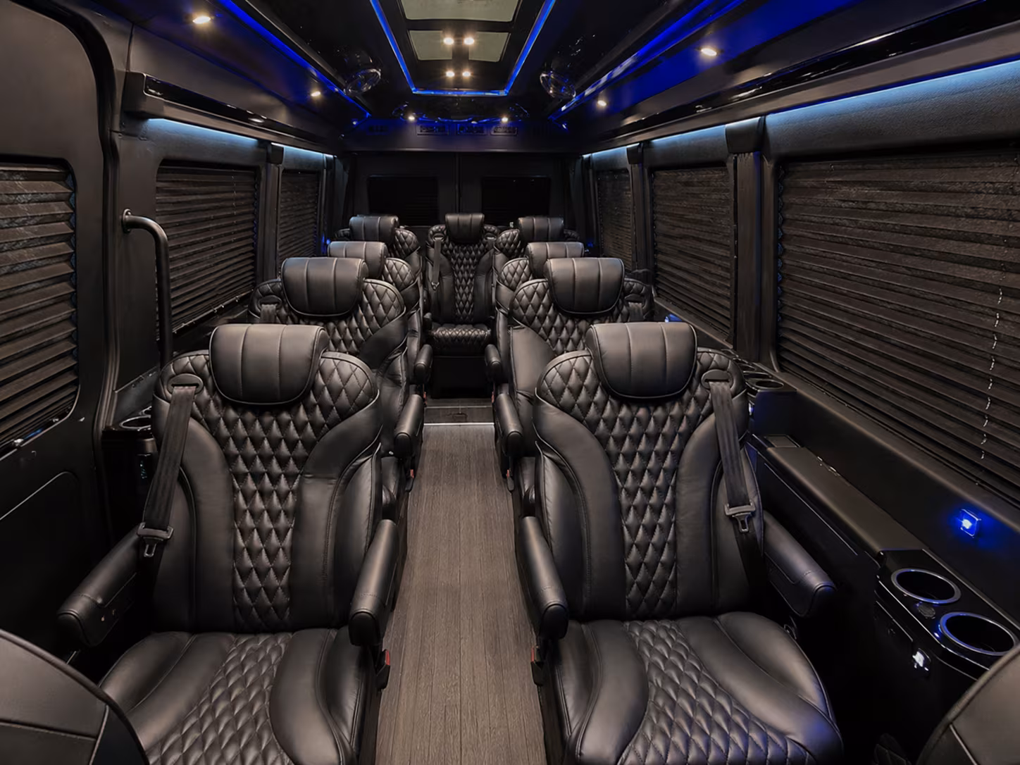 largo private event transportation onboard seating